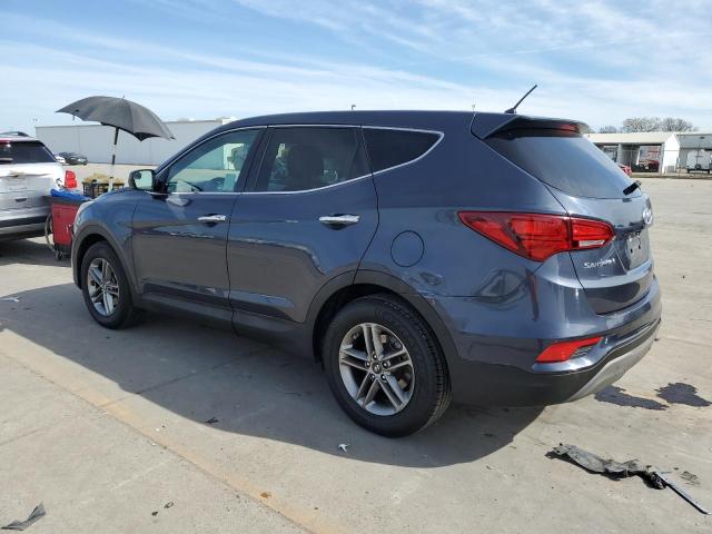5NMZT3LB0JH097778 - 2018 HYUNDAI SANTA FE S BLUE photo 2