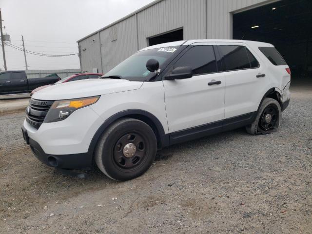 1FM5K8ARXEGC49928 - 2014 FORD EXPLORER POLICE INTERCEPTOR WHITE photo 1