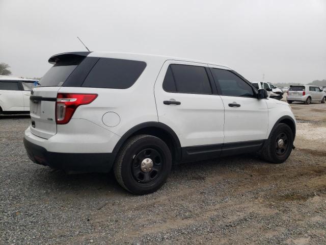 1FM5K8ARXEGC49928 - 2014 FORD EXPLORER POLICE INTERCEPTOR WHITE photo 3