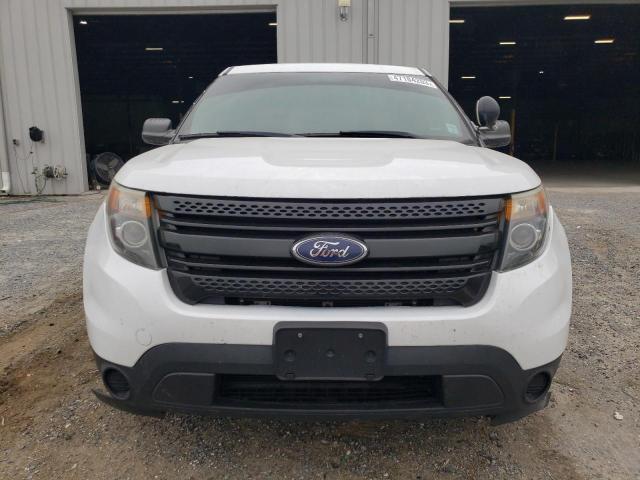 1FM5K8ARXEGC49928 - 2014 FORD EXPLORER POLICE INTERCEPTOR WHITE photo 5