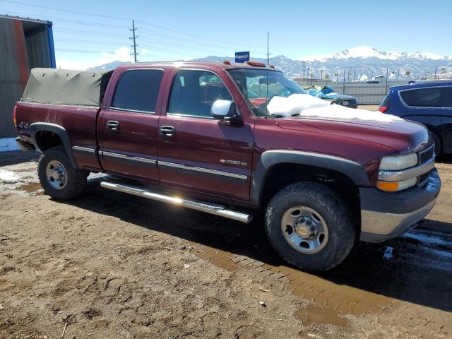 1GCHK23G81F158859 - 2001 CHEVROLET SILVERADO K2500 HEAVY DUTY BURGUNDY photo 4