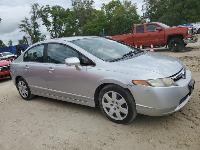 1HGFA16588L057218 - 2008 HONDA CIVIC LX SILVER photo 4