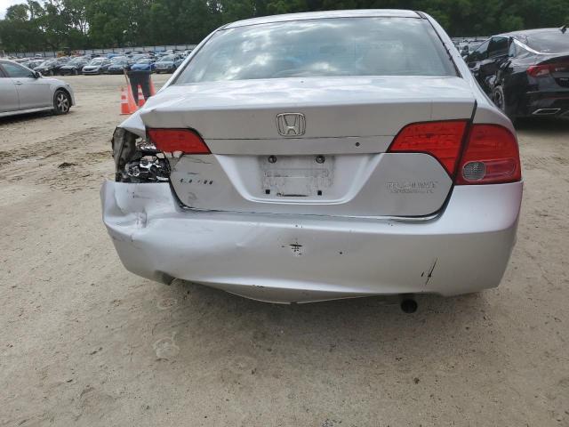 1HGFA16588L057218 - 2008 HONDA CIVIC LX SILVER photo 6