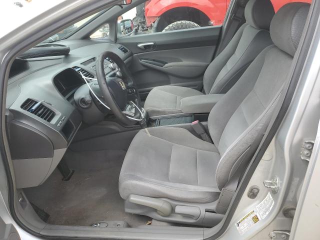 1HGFA16588L057218 - 2008 HONDA CIVIC LX SILVER photo 7