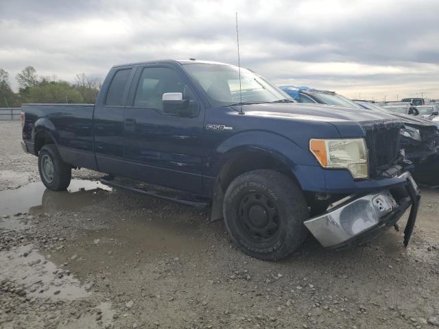 1FTVX1EV2AKE04063 - 2010 FORD F150 SUPER CAB BLUE photo 4