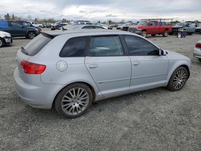 WAUHF78PX7A078153 - 2007 AUDI A3 2 SILVER photo 3