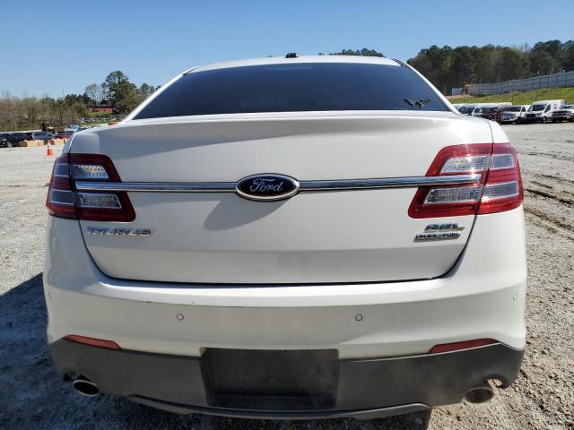 1FAHP2E81DG161064 - 2013 FORD TAURUS SEL WHITE photo 6