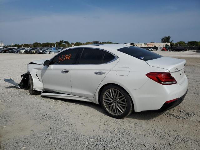 KMTG34LA8LU062746 - 2020 GENESIS G70 ELITE WHITE photo 2