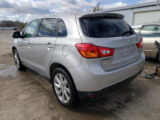 4A4AR3AU4FE048571 - 2015 MITSUBISHI OUTLANDER ES SILVER photo 2