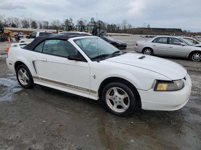 1FAFP44482F109693 - 2002 FORD MUSTANG WHITE photo 4