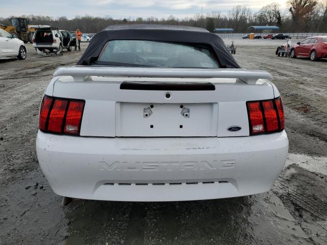 1FAFP44482F109693 - 2002 FORD MUSTANG WHITE photo 6