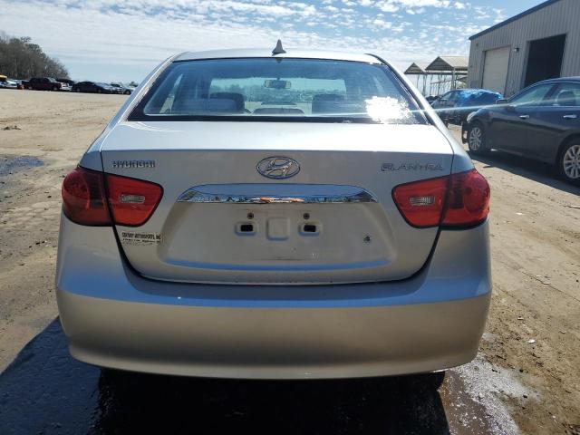 KMHDU4AD2AU951319 - 2010 HYUNDAI ELANTRA BLUE SILVER photo 6