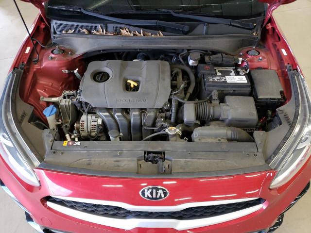 3KPF24AD1KE030373 - 2019 KIA FORTE FE RED photo 11