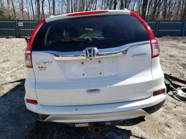 5J6RM4H70GL043681 - 2016 HONDA CR-V EXL WHITE photo 6