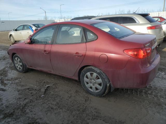 KMHDU4BD6AU127063 - 2010 HYUNDAI ELANTRA BLUE RED photo 2