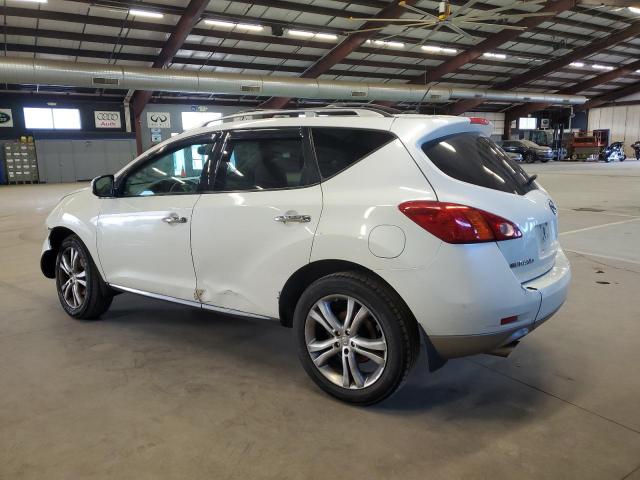 JN8AZ18W59W111120 - 2009 NISSAN MURANO S WHITE photo 2