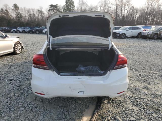 19XFB2F91DE009292 - 2013 HONDA CIVIC EXL WHITE photo 6