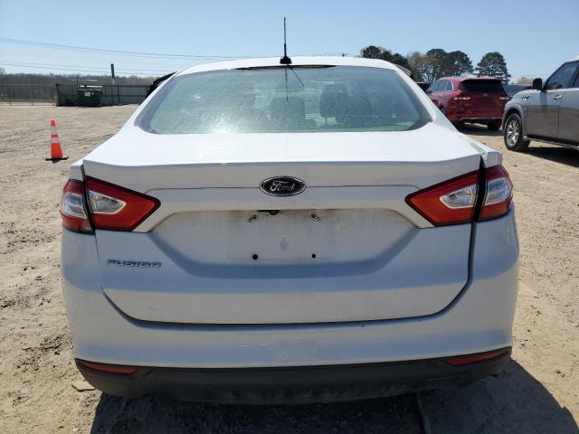 3FA6P0G70FR146082 - 2015 FORD FUSION S WHITE photo 6