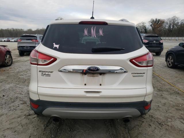 1FMCU0J96EUA40111 - 2014 FORD ESCAPE TITANIUM WHITE photo 6