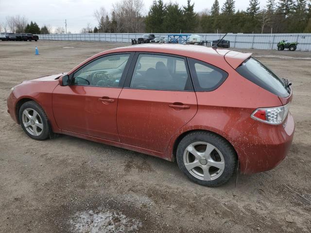 JF1GH6B65BG819145 - 2011 SUBARU IMPREZA 2.5I PREMIUM ORANGE photo 2