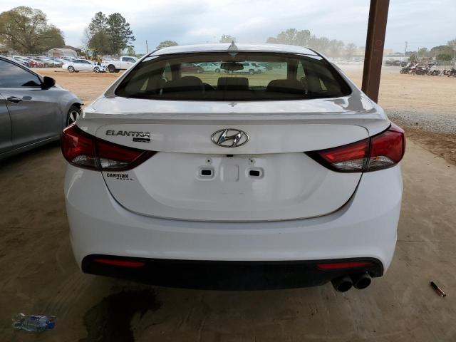 KMHDH6AH5EU027448 - 2014 HYUNDAI ELANTRA CO GS WHITE photo 6