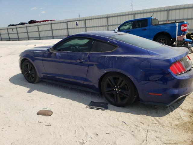 1FA6P8TH6G5240968 - 2016 FORD MUSTANG BLUE photo 2
