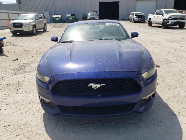 1FA6P8TH6G5240968 - 2016 FORD MUSTANG BLUE photo 5