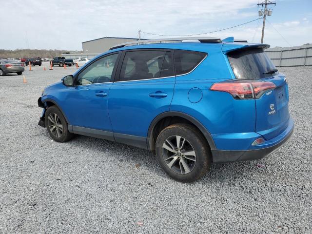 2T3WFREV3HW319787 - 2017 TOYOTA RAV4 XLE BLUE photo 2