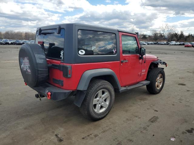 1J4FA24127L132394 - 2007 JEEP WRANGLER X RED photo 3