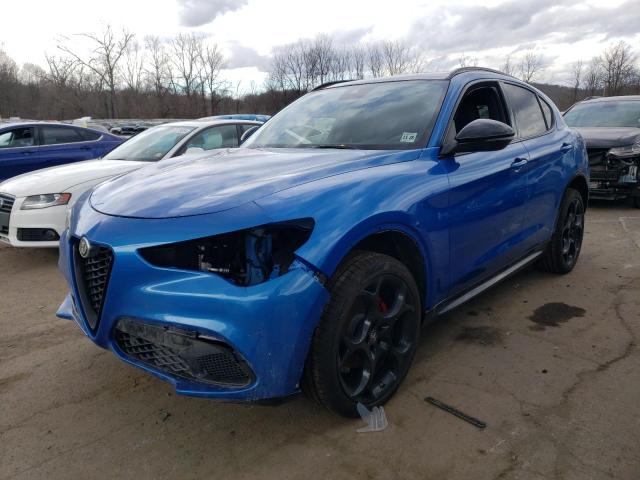 ZASPAKBN5R7D79637 - 2024 ALFA ROMEO STELVIO TI ლურჯი ფოტო 1
