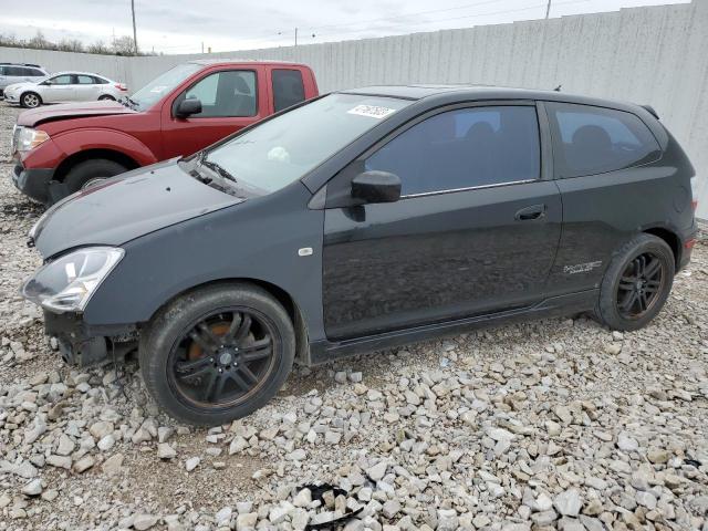 SHHEP33504U503169 - 2004 HONDA CIVIC SI BLACK photo 1