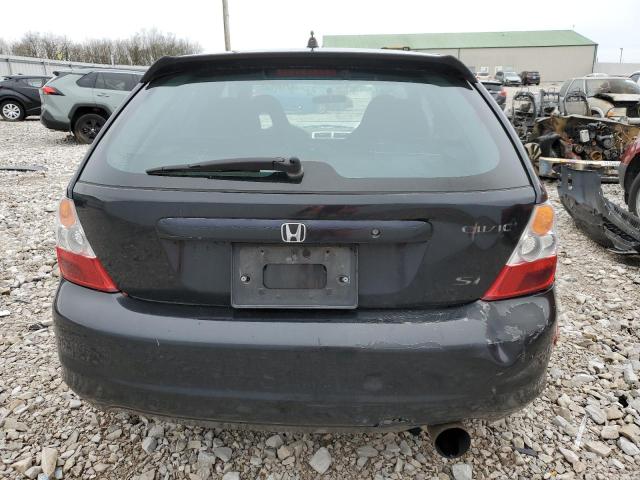 SHHEP33504U503169 - 2004 HONDA CIVIC SI BLACK photo 6