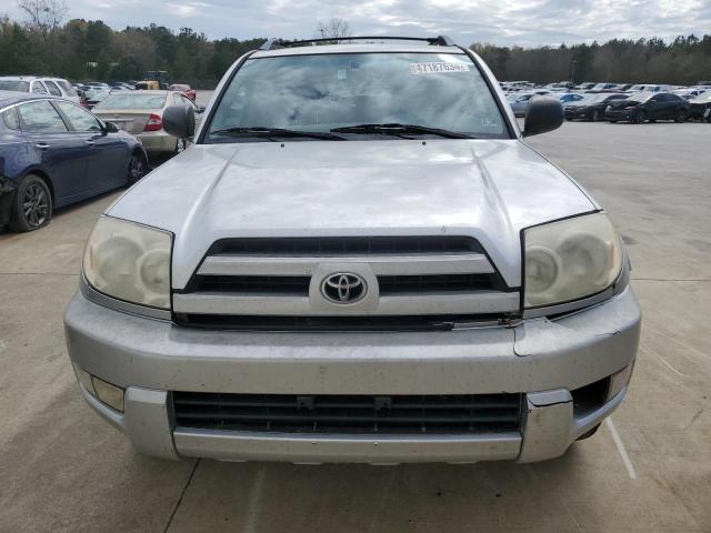 JTEZU14R140024612 - 2004 TOYOTA 4RUNNER SR5 SILVER photo 5