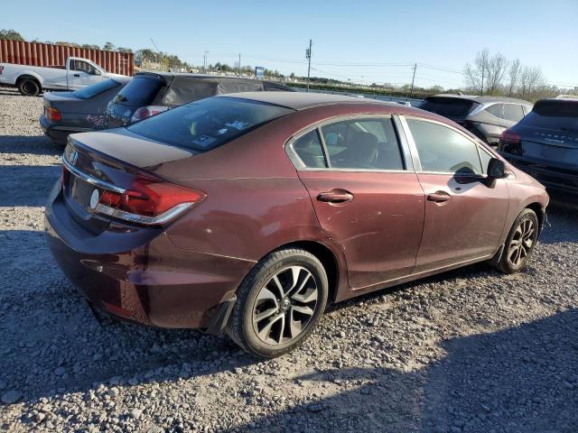 19XFB2F89DE021522 - 2013 HONDA CIVIC EX MAROON photo 3