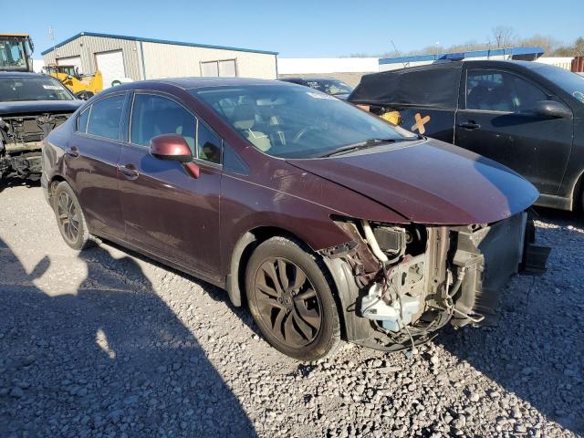 19XFB2F89DE021522 - 2013 HONDA CIVIC EX MAROON photo 4