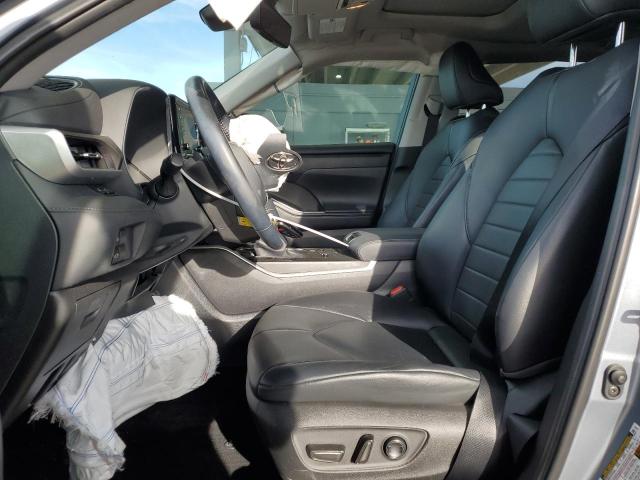 5TDGZRAH7LS008286 - 2020 TOYOTA HIGHLANDER XLE CHARCOAL photo 7