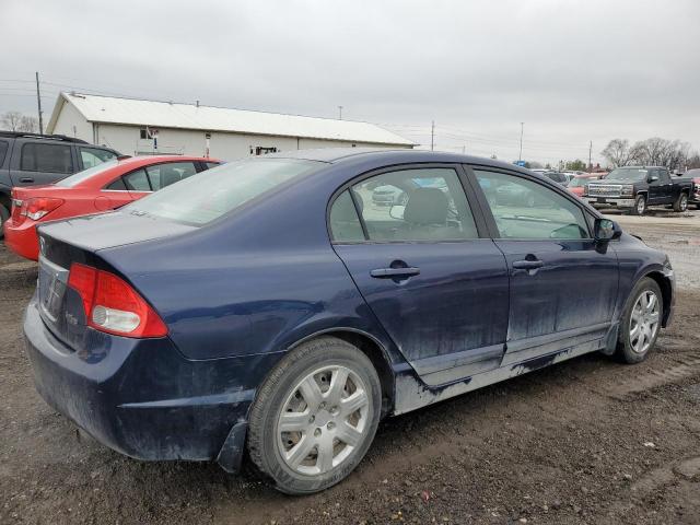 19XFA1F51AE029760 - 2010 HONDA CIVIC LX BLUE photo 3