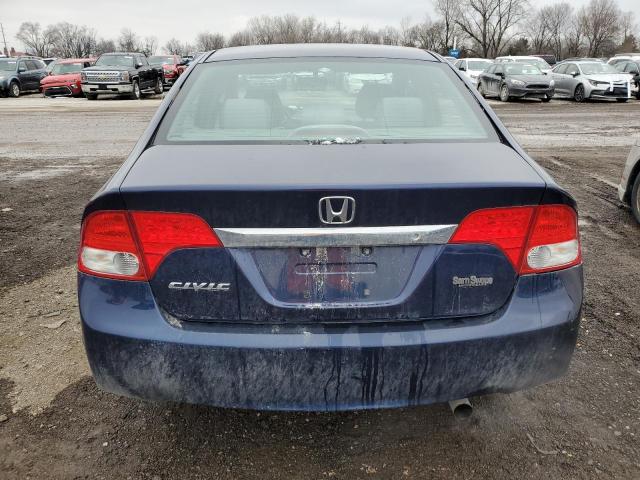 19XFA1F51AE029760 - 2010 HONDA CIVIC LX BLUE photo 6