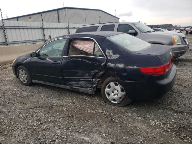 1HGCM56405A109120 - 2005 HONDA ACCORD LX BLACK photo 2