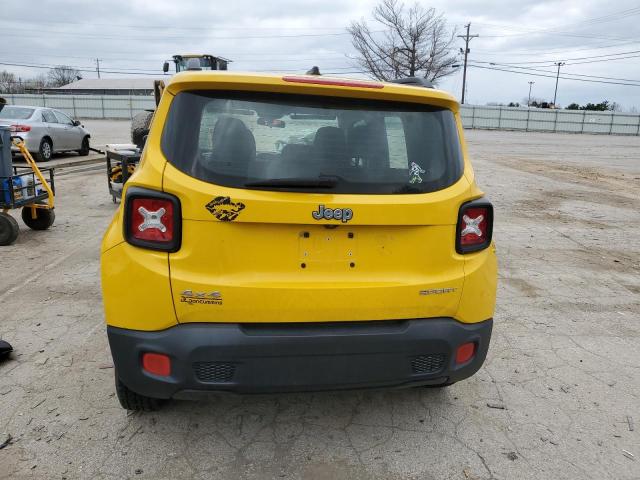 ZACCJBAT9FPC01641 - 2015 JEEP RENEGADE SPORT YELLOW photo 6