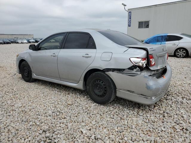 1NXBU40E79Z022739 - 2009 TOYOTA COROLLA BASE SILVER photo 2