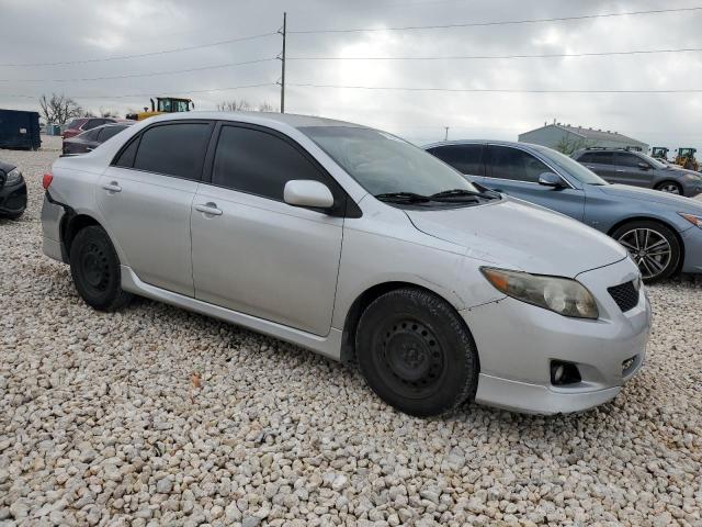 1NXBU40E79Z022739 - 2009 TOYOTA COROLLA BASE SILVER photo 4