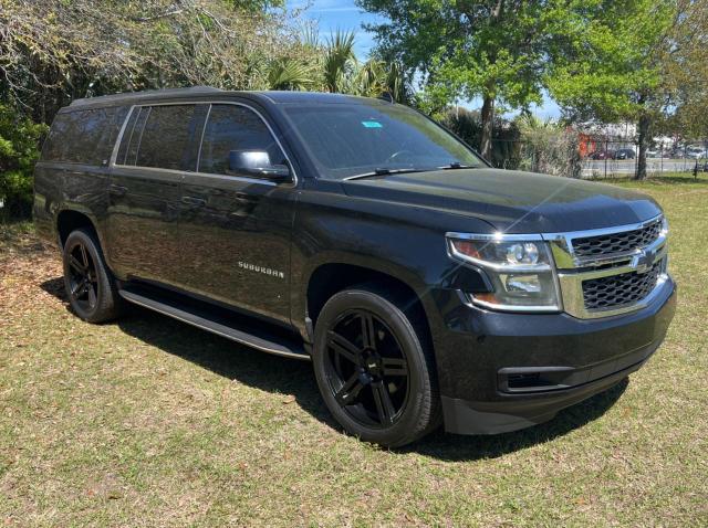 1GNSCHKCXHR232528 - 2017 CHEVROLET SUBURBAN C1500 LT BLACK photo 1