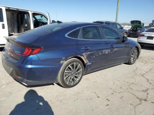 5NPEH4J26LH036644 - 2020 HYUNDAI SONATA LIMITED BLUE photo 3