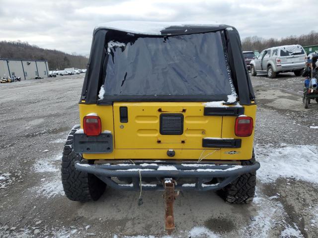 1J4FA69S46P771845 - 2006 JEEP WRANGLER / RUBICON YELLOW photo 6