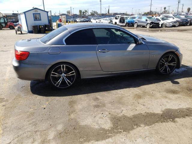 WBADW7C56DE734115 - 2013 BMW 328 I SULEV GRAY photo 3