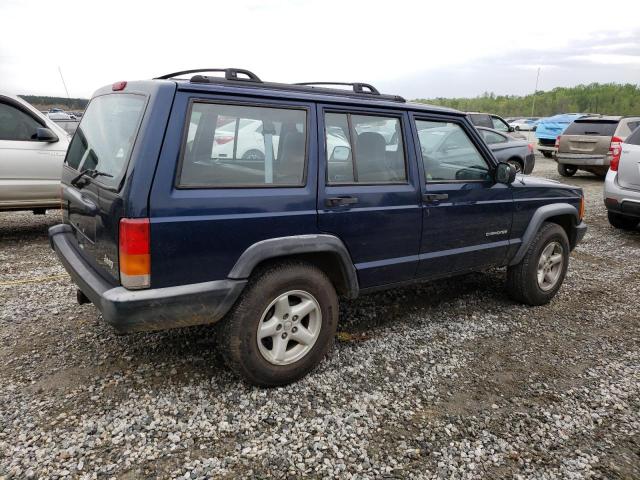 1J4FT28S7YL134012 - 2000 JEEP CHEROKEE SE BLUE photo 3