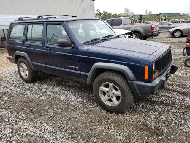 1J4FT28S7YL134012 - 2000 JEEP CHEROKEE SE BLUE photo 4