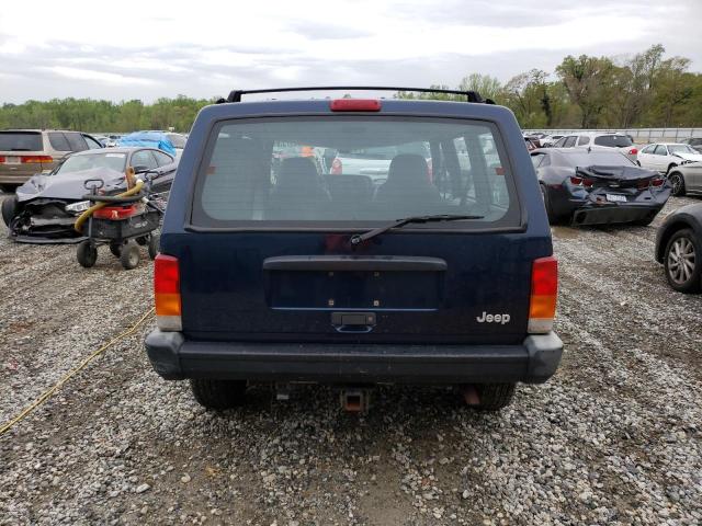 1J4FT28S7YL134012 - 2000 JEEP CHEROKEE SE BLUE photo 6