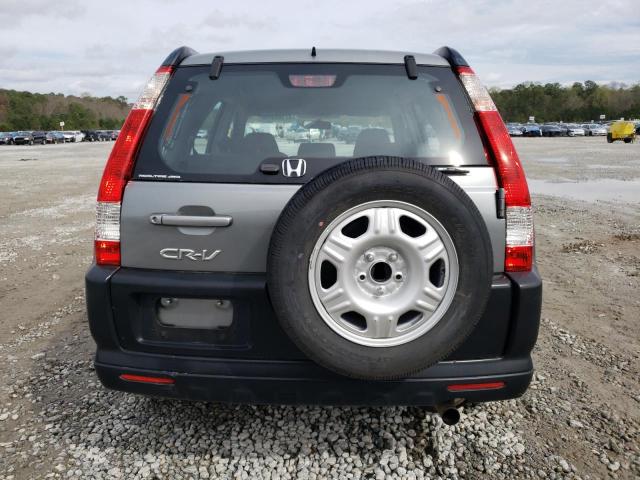 SHSRD78536U434517 - 2006 HONDA CR-V LX SILVER photo 6